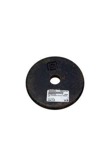 Used Cap Standard Plate (Each) Black 5 lb 11347-S000246282