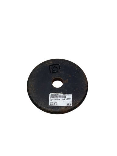 Used Cap Standard Plate (Each) Black 5 lb 11347-S000246282