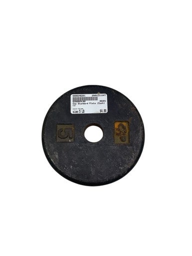 Used Cap Standard Plate (Each) Black 5 lb 11347-S000246281