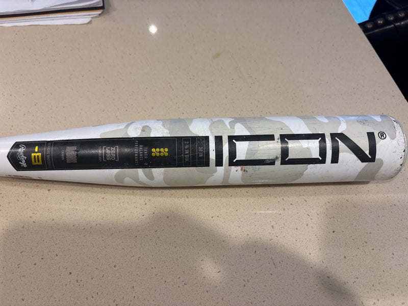 2025 Rawlings Icon Composite USSSA Certified Bat (-8)  22 oz 30" (Used)