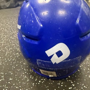 Used Demarini WTD Batting Helmet w/Mask Royal Blue SM 11849-S000030510