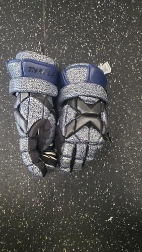 Used Brine THRILLER Lacrosse Gloves Mens Navy Blue LG 11849-S000030541