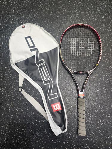 Used Wilson TITANIUM 2 Adult Tennis Racquet Red 4 1/2" 11849-S000030579