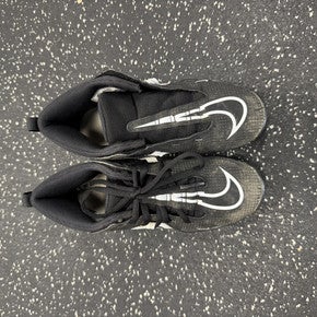 Used Nike ALPHA BB/SB Cleats Black And White Junior 02 11849-S000030599