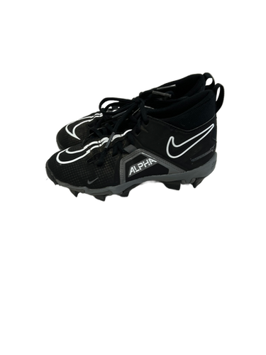 Used Nike ALPHA MENACE 3 Jr FB Cleats Black Junior 02 11692-S000138028