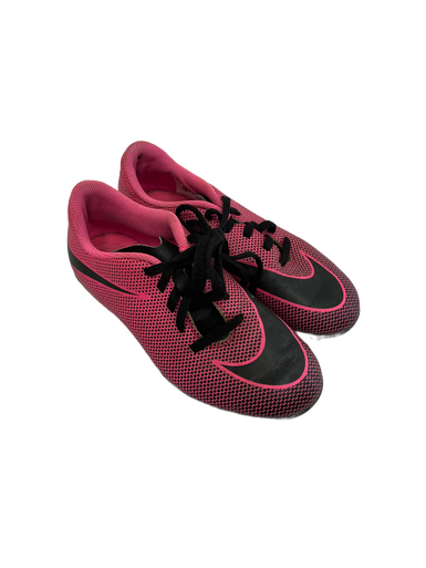 Used Nike TIEMPO \ Soccer Cleats Pink Junior 01 11692-S000138060