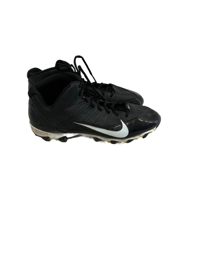 Used Nike ALPHA SHARK Adult FB Cleats Black Senior 10.5 11692-S000138077
