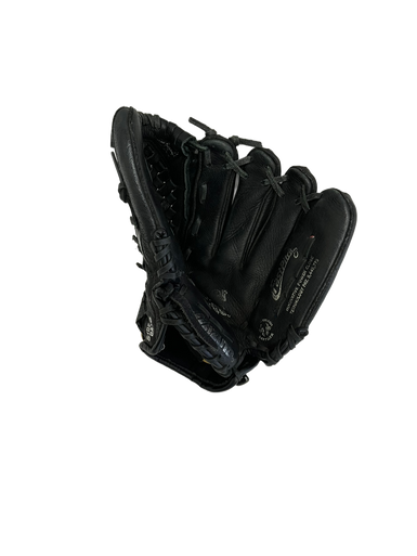 Used Mizuno POWER CLOSE RH Throw Fastpitch Gloves Black 12" 11692-S000138150