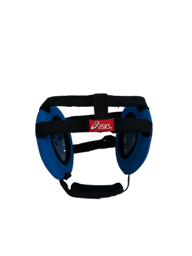 Used Asics ADULT FOAM Wrestling Headgear Royal Blue 11692-S000139856