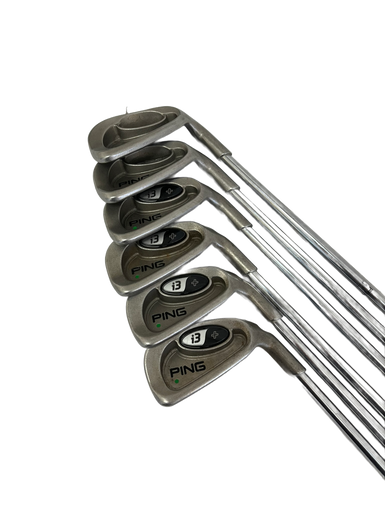 Used Ping I3+ GREEN DOT Mens Iron Set RH 4I-9I 11692-S000140020