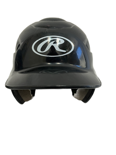 Used Rawlings RCFH Batting Helmet No Mask Black One Size 11692-S000140030
