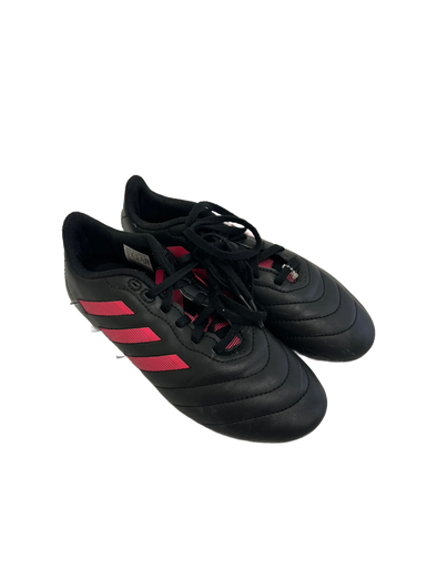 Used Adidas GOLETTO Soccer Cleats Black And Pink Junior 03 11692-S000139763