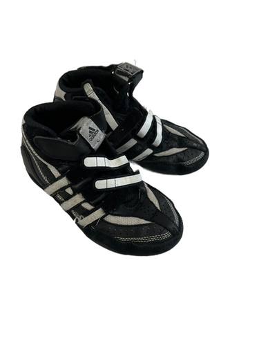 Used Adidas EXTERO Wrestling Shoes Black Youth 13.0 11692-S000139819