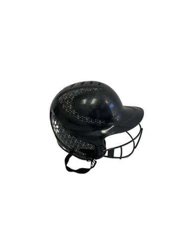 Used RIP-IT HELMET W/ MASK Batting Helmet w/Mask Black M/L 11692-S000139833