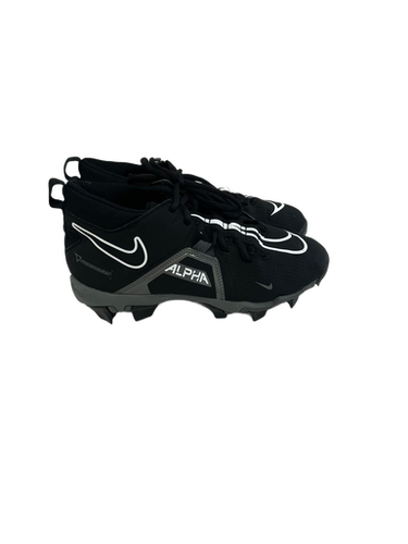 Used Nike ALPHA MENACE SHARK Jr FB Cleats Black Junior 04.5 11692-S000138565