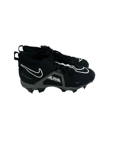 Used Nike ALPHA MENACE SHARK Jr FB Cleats Black Junior 04.5 11692-S000138565