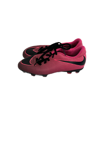 Used Nike BRAVATA Soccer Cleats Pink Junior 01 11692-S000138568