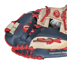 Used Rawlings PLAYERS SERIES BB/SB Glove RH Throw Navy Blue 11" 11833-S000165306