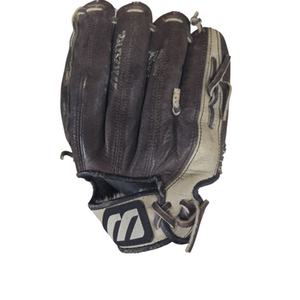 Used Mizuno POWER CLOSE BB/SB Glove LH Throw Black 10" 11833-S000165342
