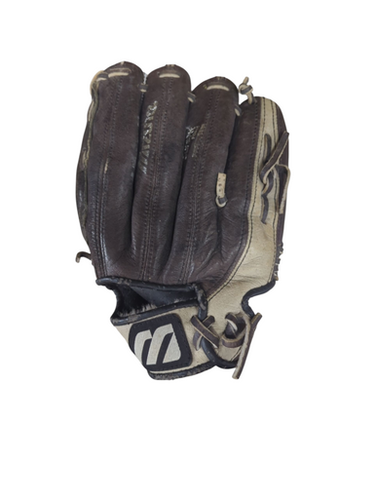 Used Mizuno POWER CLOSE BB/SB Glove LH Throw Black 10" 11833-S000165342