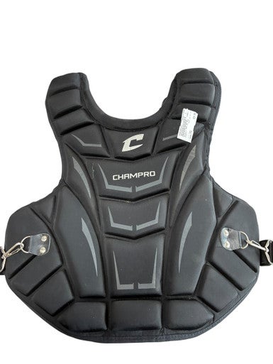 Used Champro CHP CP YTH Catchers Chest Protector Black Youth 11833-S000165413