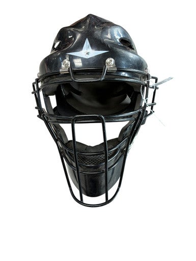 Used All Star CATCHERS HELMET W MASK Catchers Helmet w/Mask Black LG 11833-S000165412