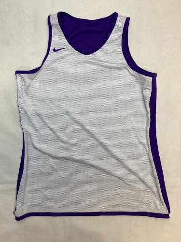 Nike 1-Ply Reversible Mesh Basketball Jersey Women's Medium HM9056 Purple White