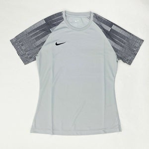 Nike US Short Sleeve Academy Soccer Jersey Women's Medium Top Jersey Gray DH8232
