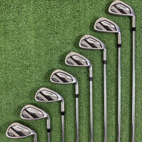Callaway Mavrik Iron Set 4-PW AW Steel Project X LZ 6.0 Stiff Flex Right Handed