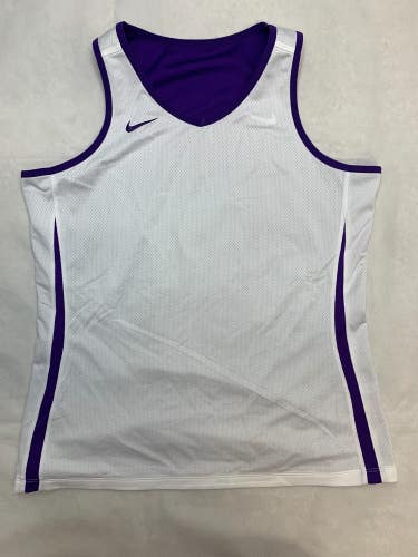 Nike 2-Ply Reversible Basketball Jersey Women's Medium HM9052 Purple White