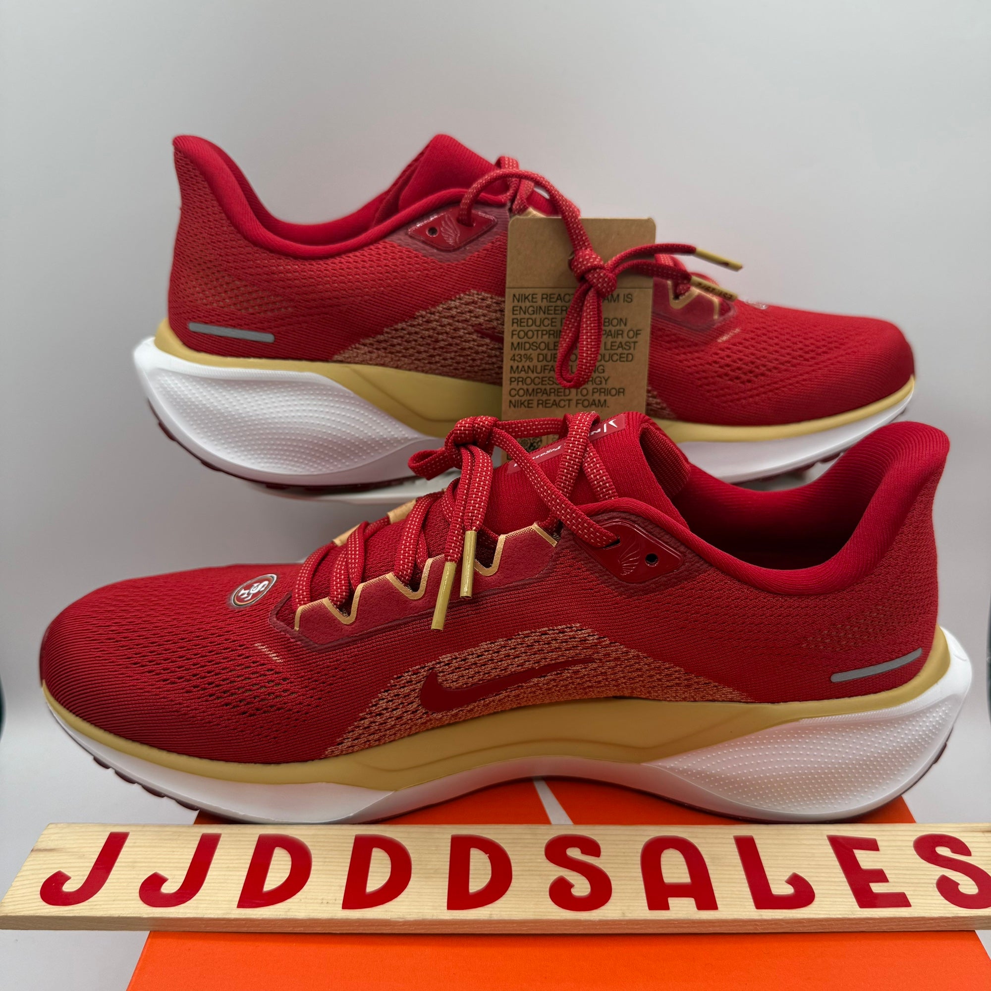 Nike Air Zoom Pegasus 41 x NFL \'San Francisco 49ers\' FZ5070-600 size 11 Nike Air Zoom Pegasus 41 NFL San Francisco 49ers Shoes  main image 3