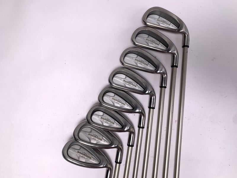 Callaway X-14 Iron Set 4-PW+SW Steelhead X-14 Gems Ladies Steel Womens RH