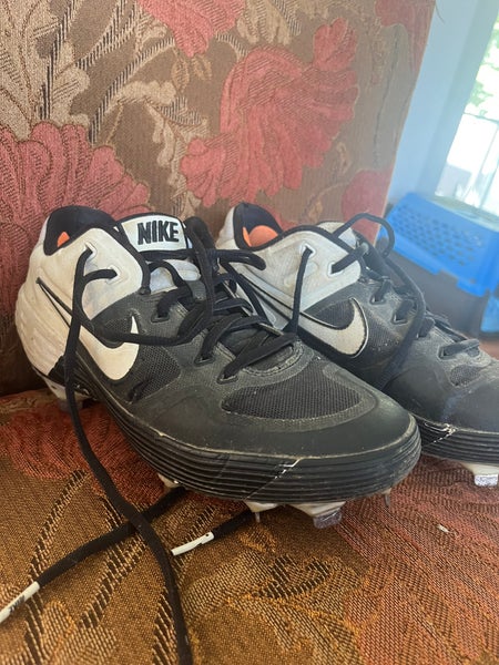 Black Men's Size M 7.5 (W 8.5) Nike Low Top Air Zoom Diamond Elite Metal (Used)