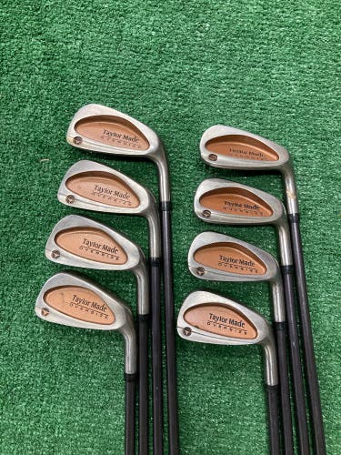 Men's TaylorMade BURNER OVERSIZE Iron Set Right Handed Regular Flex (Used)