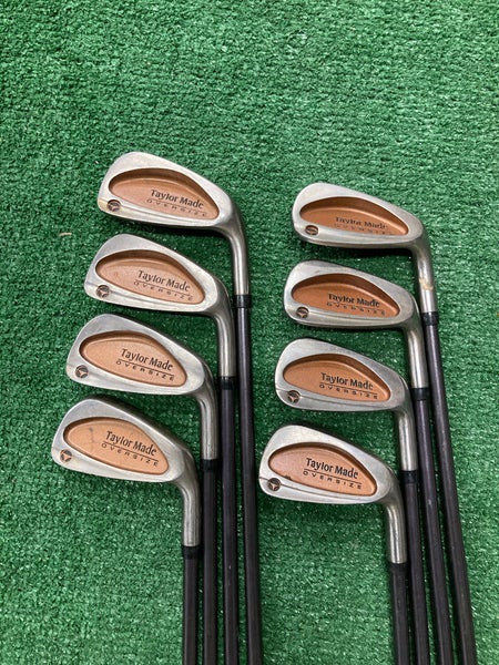 Men's TaylorMade BURNER OVERSIZE Iron Set Right Handed Regular Flex (Used)