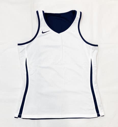 Nike Dri-FIT Reversible Practice Basketball Jersey Women's M Blue White DN5222