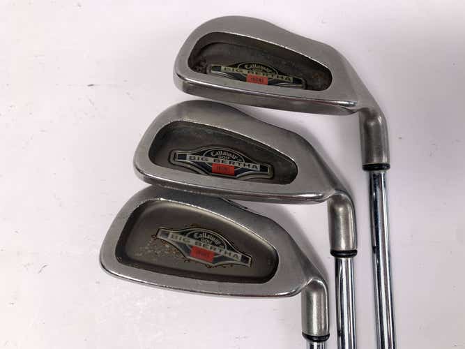 Callaway Big Bertha 1996 Iron Set 8-PW Memphis 10 Regular Steel Mens RH