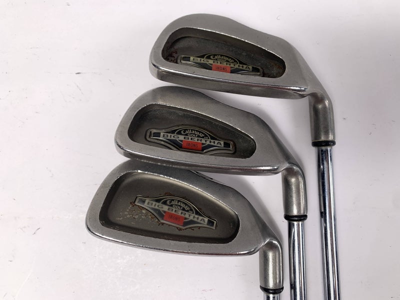 Callaway Big Bertha 1996 Iron Set 8-PW Memphis 10 Regular Steel Mens RH