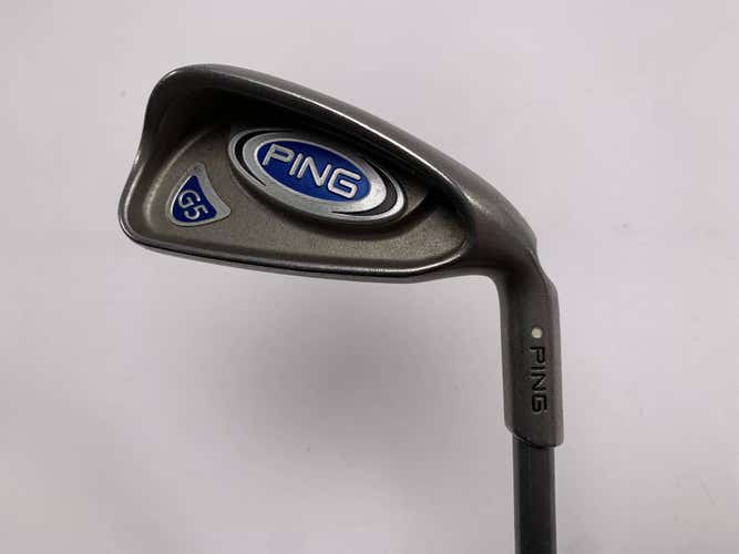 Ping G5 Single 4 Iron White Dot 3* Up Regular Steel Mens RH Midsize Grip