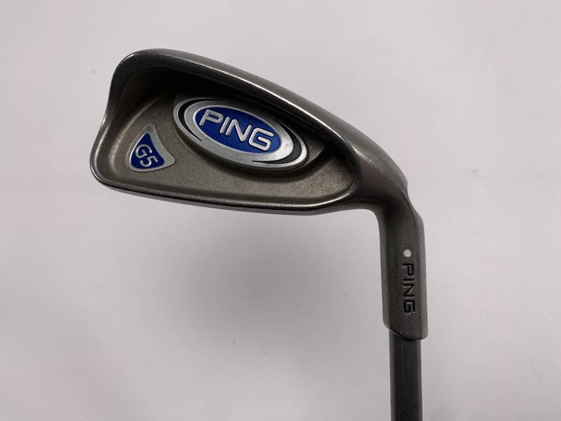 Ping G5 Single 4 Iron White Dot 3* Up Regular Steel Mens RH Midsize Grip