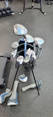 Used Adams Golf TIGHT LIES PLUS Womens Package Set RH Royal Blue 12 Piece 11497-C000151226