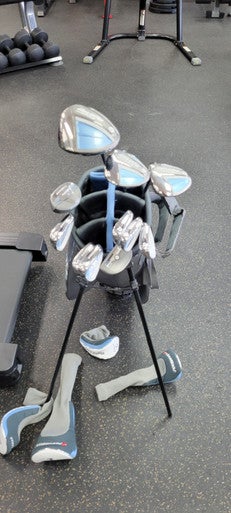 Used Adams Golf TIGHT LIES PLUS Womens Package Set RH Royal Blue 12 Piece 11497-C000151226