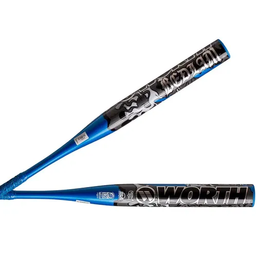 Worth Bedlam Phil Matte USSSA XL End Loaded 12.75" 1-Piece Slo-Pitch Bat 34"