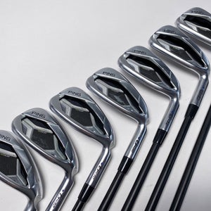 Ping G430 Iron Set 6-PW+AW+GW Blue Dot Alta CB AWT Senior Graphite Mens RH