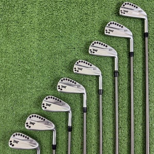PXG 0311 GEN1 Satin Forged Iron Set 4-PW GW Aerotech Steelfiber i95 Stiff Flex