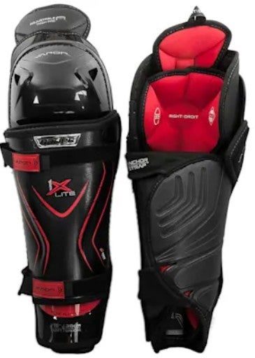 Senior Bauer Vapor 1X Lite 14" Shin Pads (New)