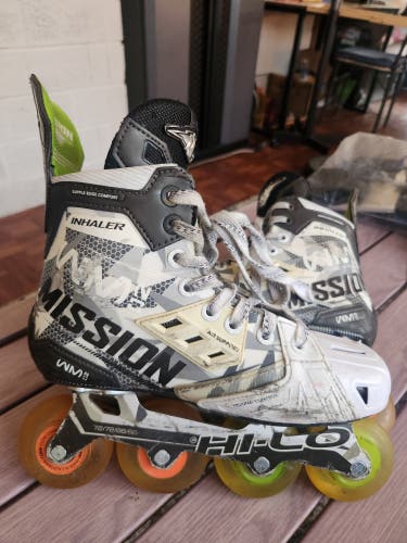 Mission Inhaler WM02 Inline Skates Wide Width Size 5.5 (Used)