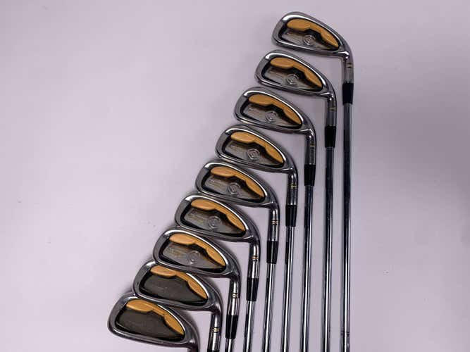 Cleveland Hibore Gold Combo Iron Set 3-PW+SW ActionLite Flighted Stiff Steel RH