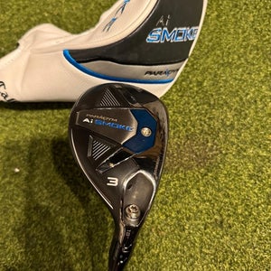Callaway AI Smoke Max 3 18* Hybrid, Cypher 60 Regular Flex, RH