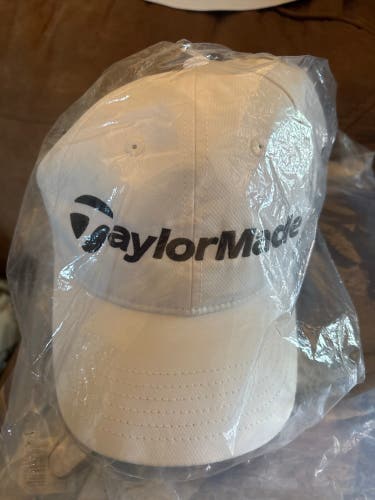 White TaylorMade Hat (New)